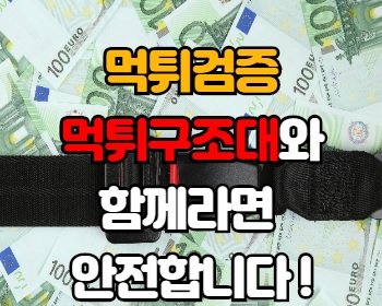 먹튀검증 먹튀구조대